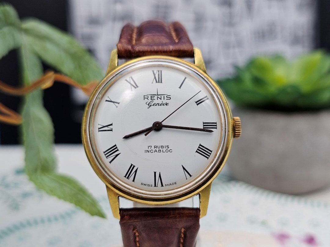 Cadran De Montre Valjoux 7736 RENIS Genève 30mm - New Old Stock (NOS)
