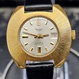 Stewag Vintage Swiss Watch Gold Plated Automatic Mechanical Lady&#39;s Watch