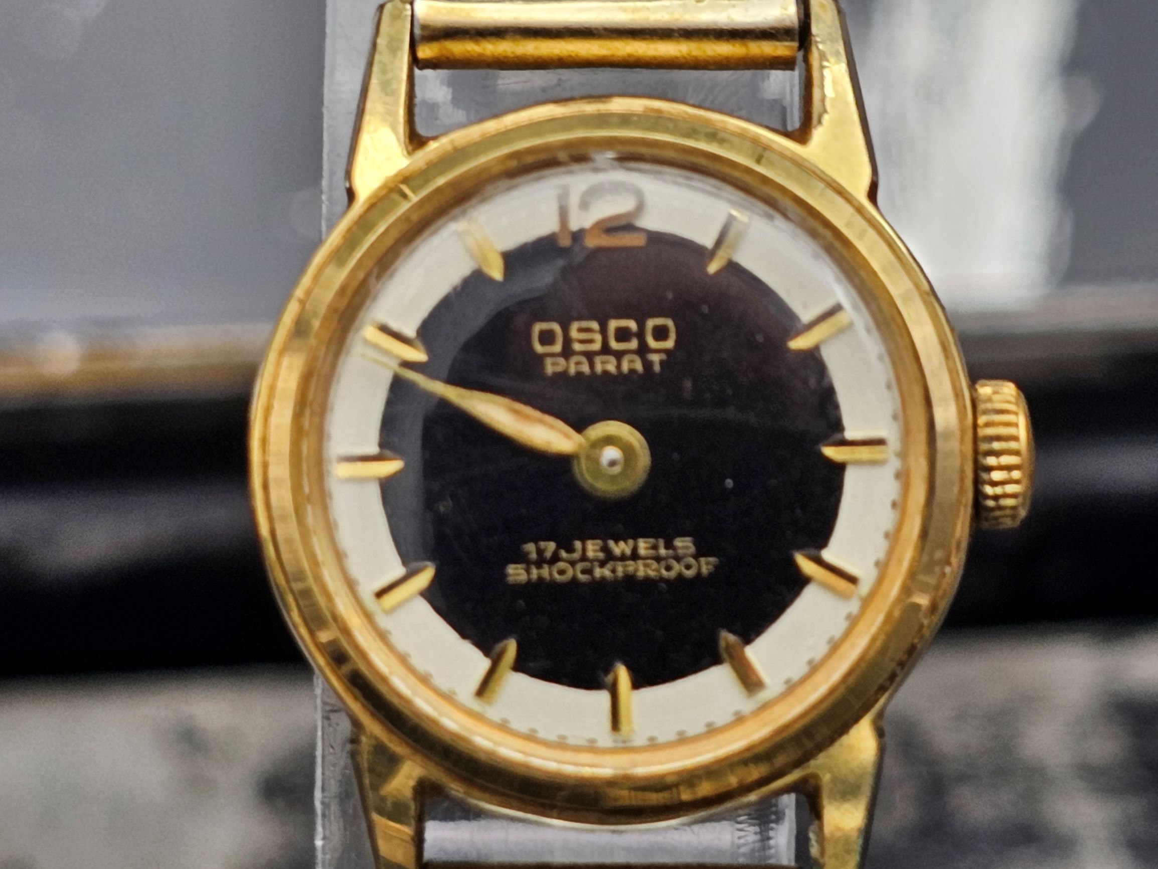 OSCO PARAT 17 Jewels Vergoldet – Damenarmbanduhr aus den 1950er 