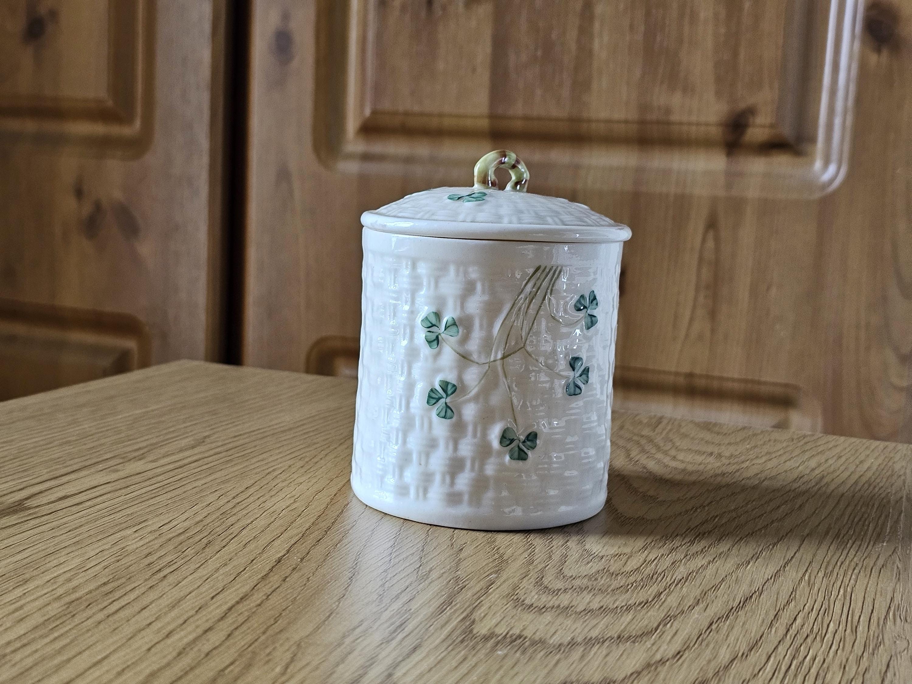Belleek ベリーク シャムロック シュガーポット(ハニー) クリーマー