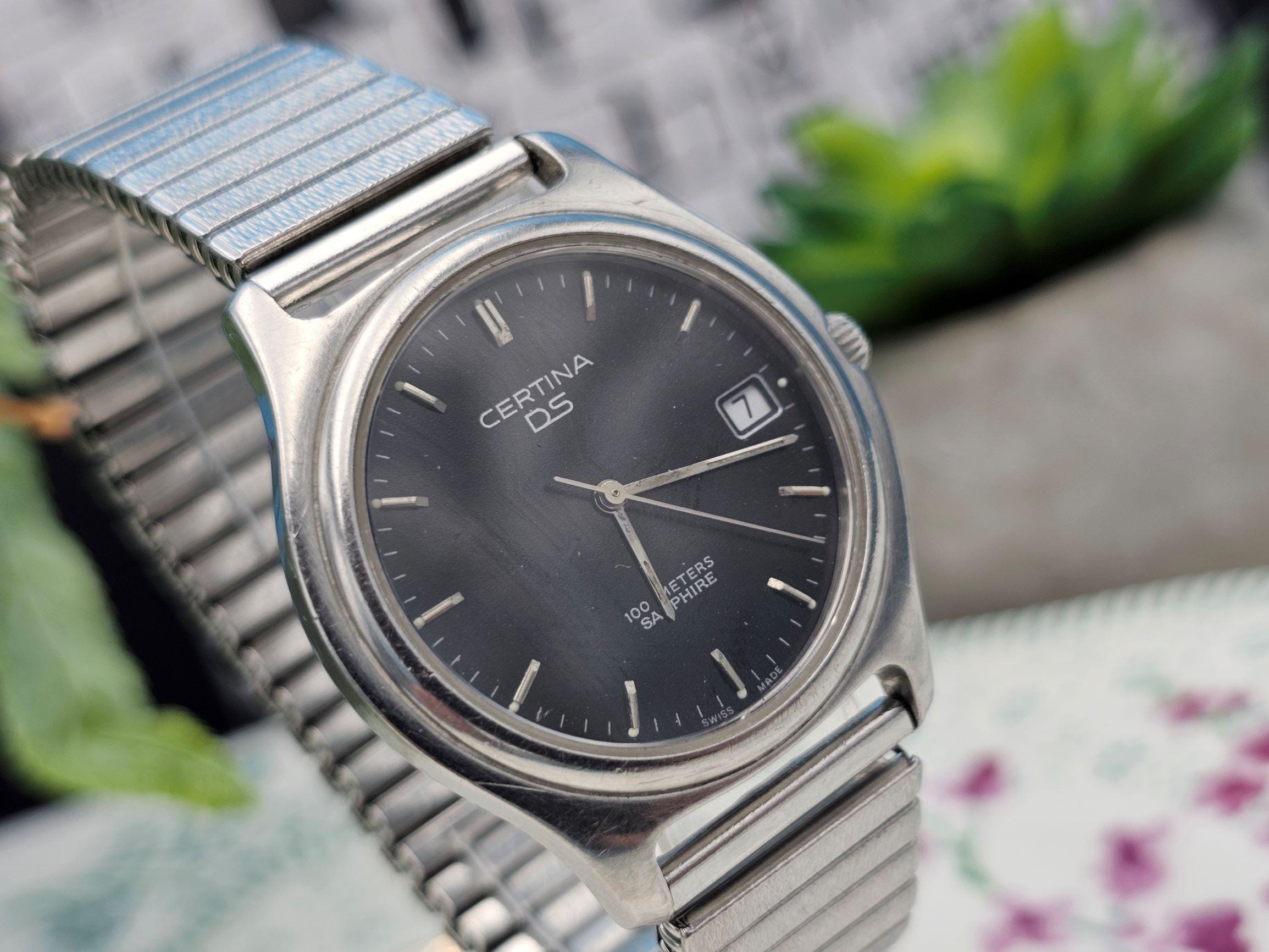 Vintage Certina DS Swiss Watch Quartz 1990s