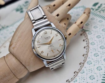 WW2 Era Vintage 1940s Sixta Swiss Made Military Watch Mechanical Rare