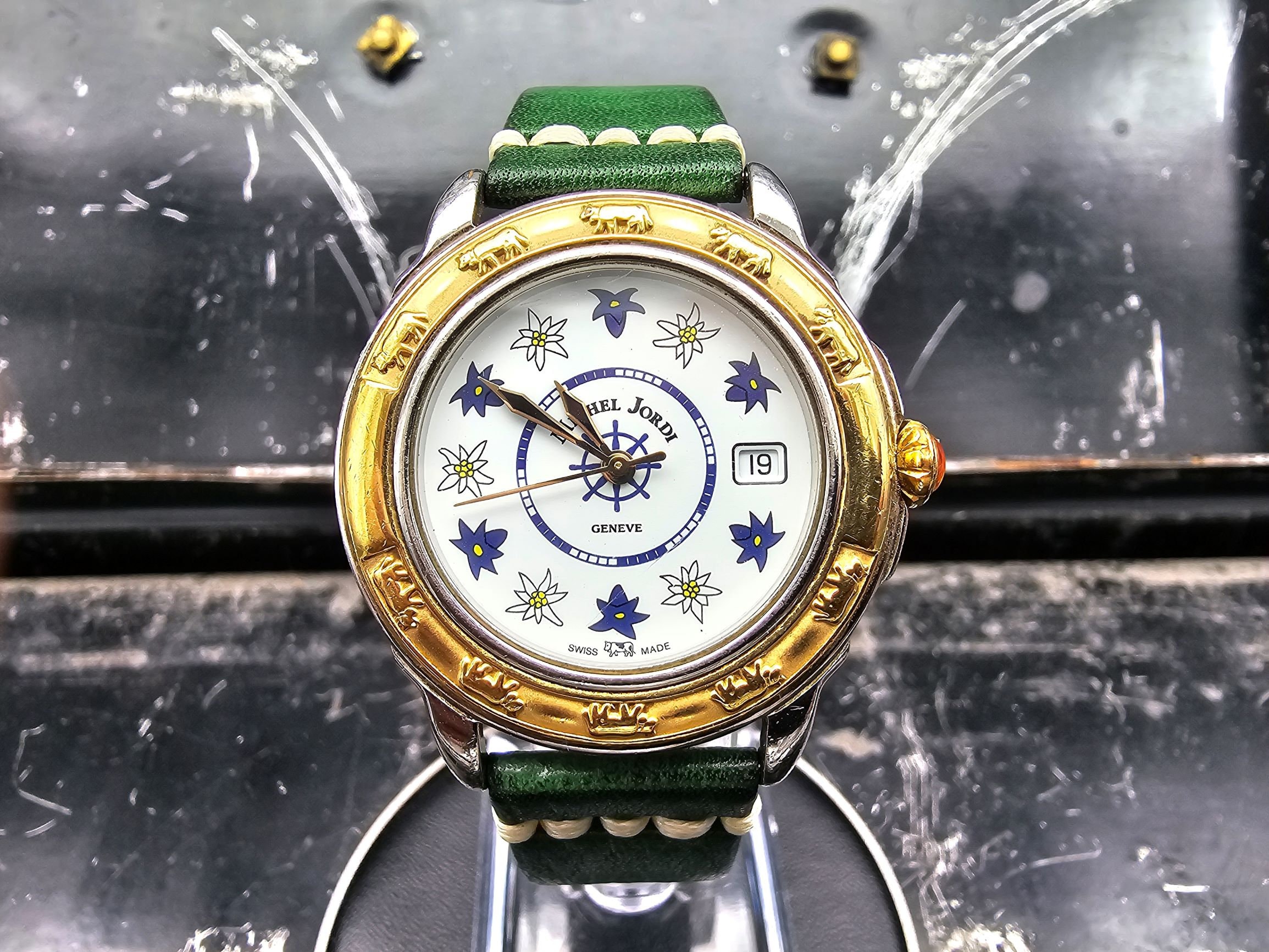 Michel Jordi Swiss Watch Gold plated Wrist Watch Quartz Michel Jordi Swiss Watch Gold plated Wrist Watch Quartz