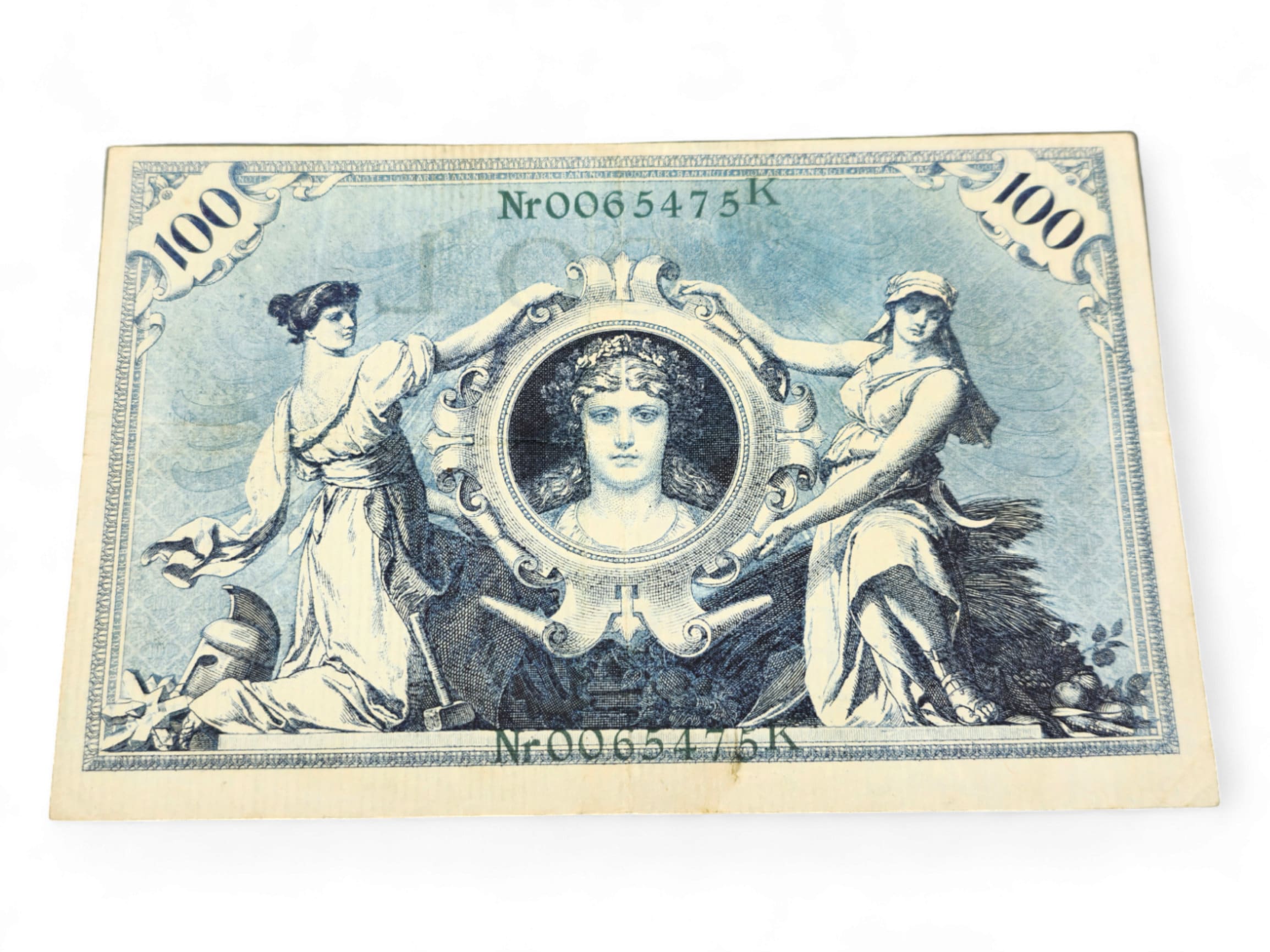 や*い様 旧100ドイツマルク紙幣 2枚 1908年製 ドイツ帝国 100マルク紙幣（ヴィンテージ）コレクターズ