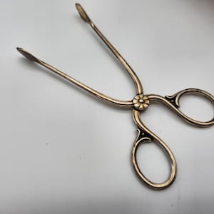 Early 1800s Antique 800 Silver Swiss Made Sugar Tongs Collectible Rare Find
