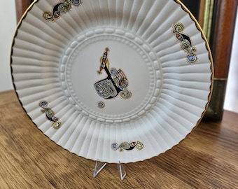 Plato vintage Royal Tara del Libro de Kells, porcelana fina irlandesa