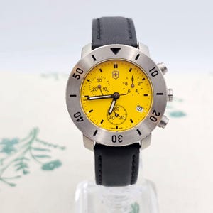 Vintage Victorinox Swiss Army  Swiss Watch Wrist Watch Quartz Chronograph