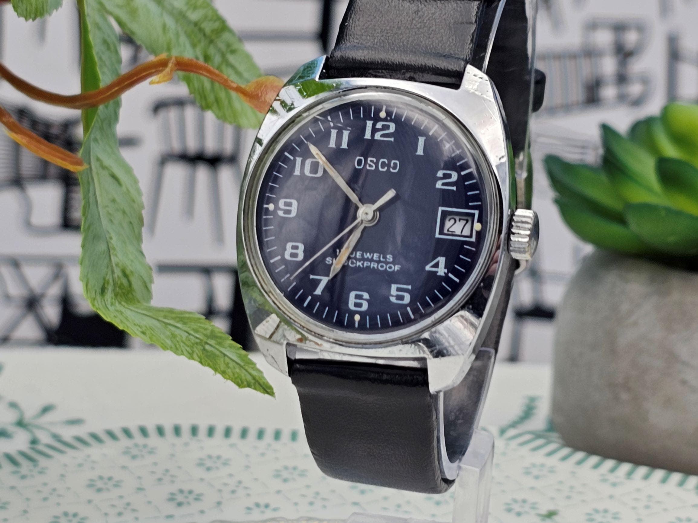 Vintage Osco Watch Mechanical 1960s Etsy