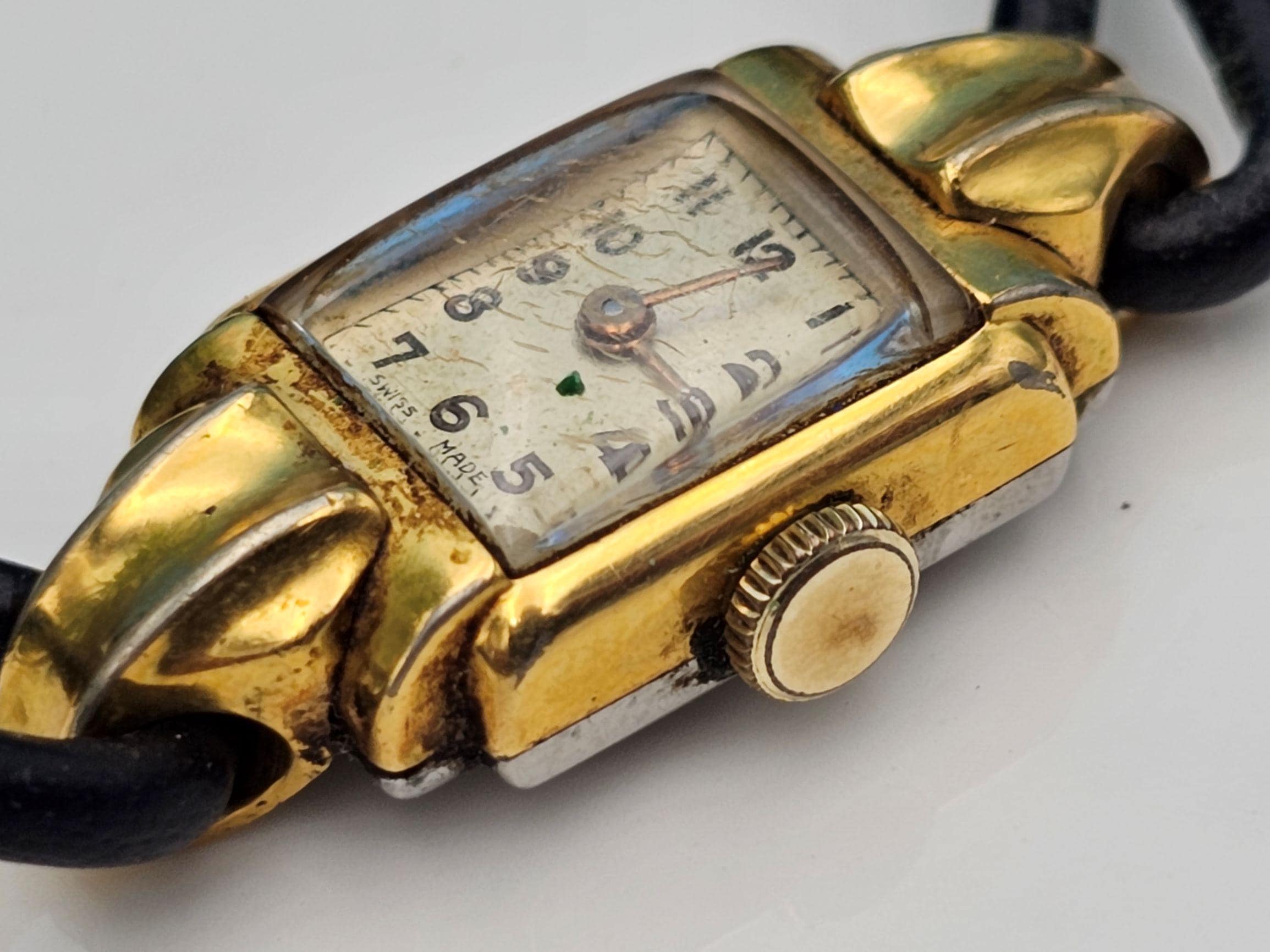 Vintage 1940s Swiss Made Ladys Watch Mechanical WW2 Era - Etsy