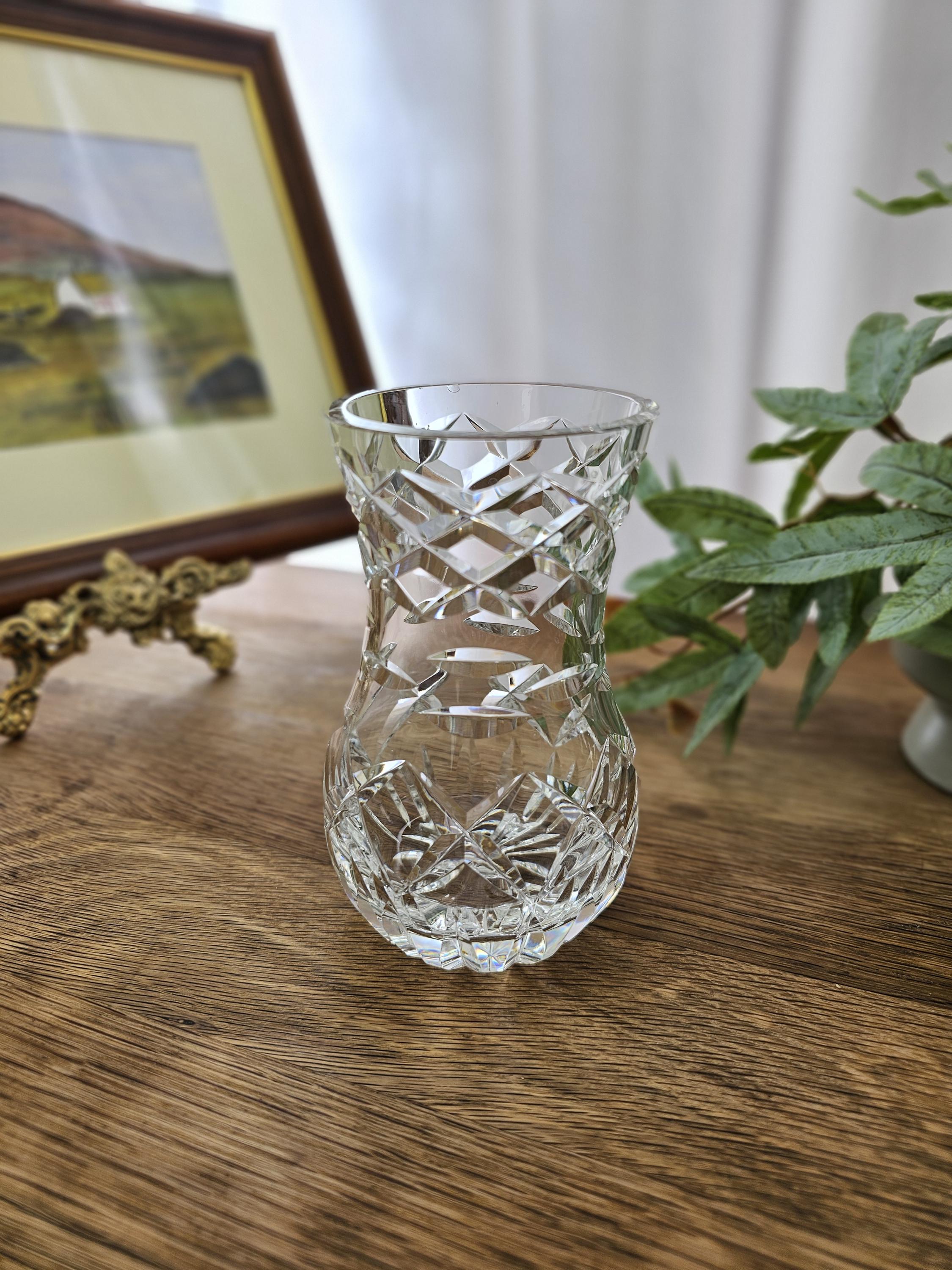 Waterford 14 in Crystal Vase - Etsy