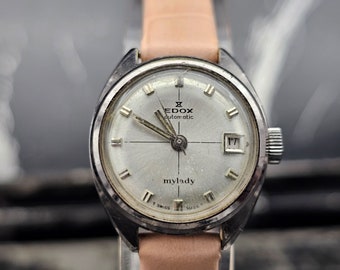 Reloj suizo automático vintage Edox Mylady Lady's Swiss made Watch