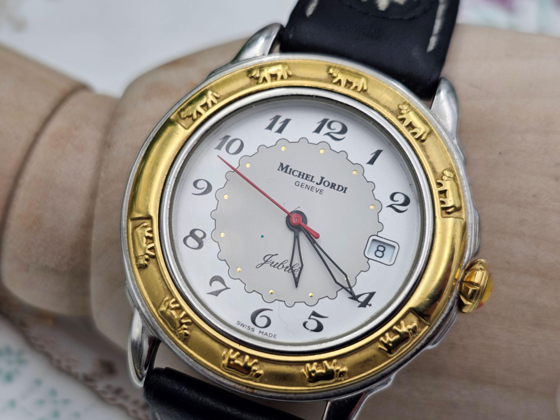 Michel Jordi Swiss Watch Gold Plated Wrist Watch Quartz - Etsy