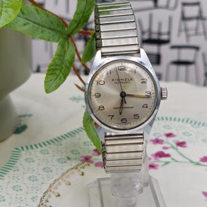 Vintage Kienzle Markant German made Military Watch Mechanical 1950s