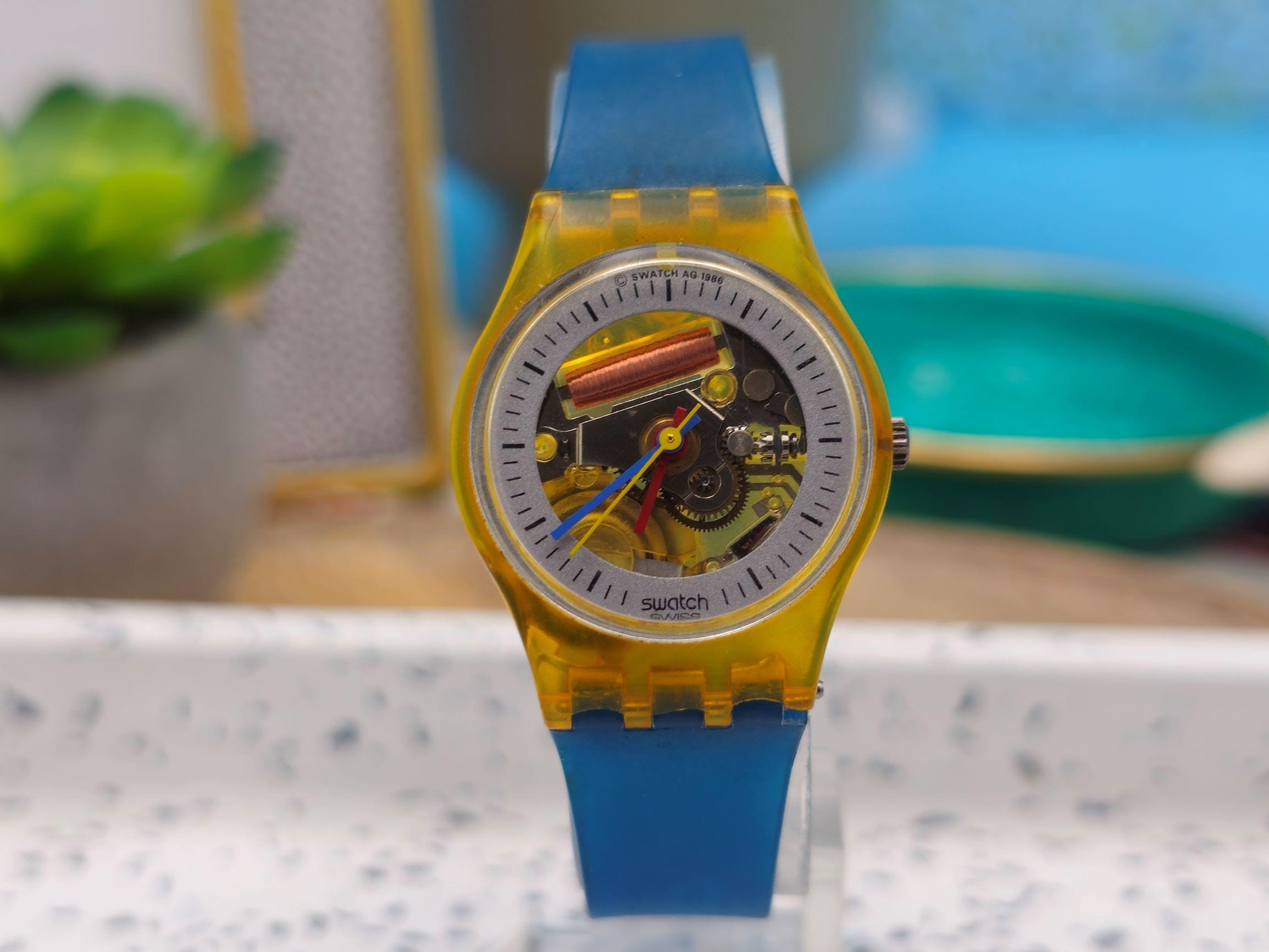 1986 Swatch Watch - Etsy