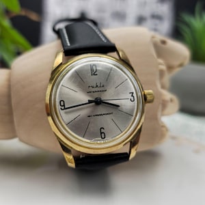 Montre Ruhla vintage de fabrication allemande, mécanique des années 1970