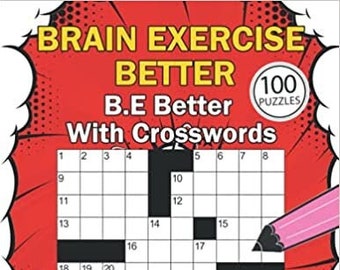 crossword puzzle etsy canada