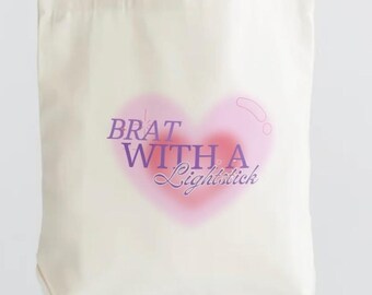 Brat With a Lightstick Tote Bag