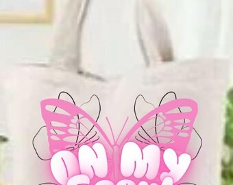 On My Seoul Butterfly Tote Bag