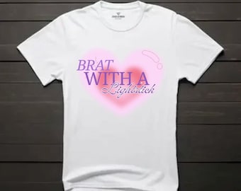 Brat With a Lightstick Graphic Tee