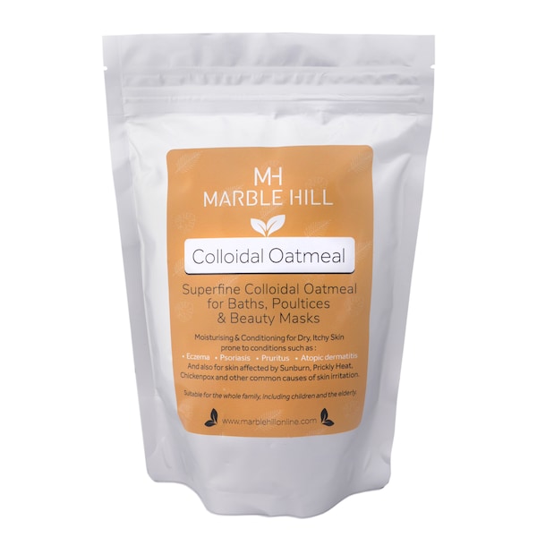 Marble Hill Colloidal Oatmeal Bath Soak - Moisturising, Conditioning for Very Dry Itchy Skin 500g 12 Baths