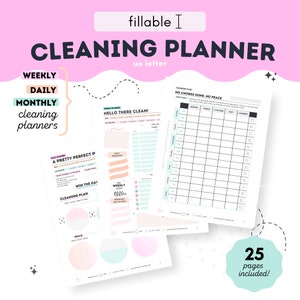 Fillable Household Planner Printables, Life Organizer, Home Management Binder, Household Binder, Home Binder, Printable Planner Inserts