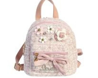 pink backpack purse