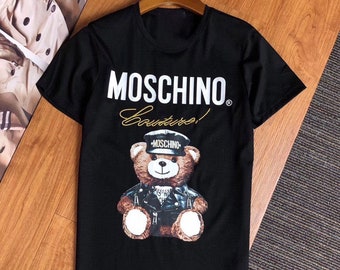 Men Woman Couple Matching Funny Printed T-shirt Teddy Bear I Miss You Men Woman Couple Matching Funny Printed T-shirt Teddy Bear I Miss You
