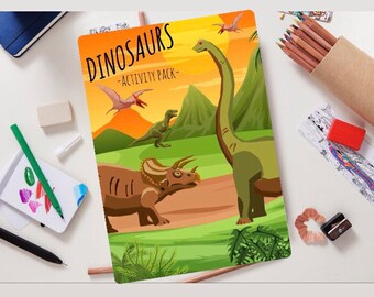 Dinosaur Activity Pack | Dinosaur Activity Printables | Dinosaur Activity Sheet | Dinosaur Activity Bundle