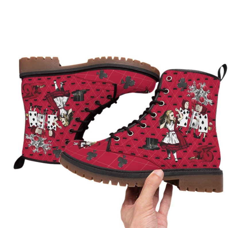 Alice in Wonderland Boots Alice Boots Rain Boots Winter Etsy