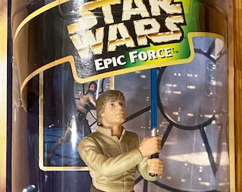 Vintage 1997 Star Wars Epic Force Bespin Luke Skywalker Action Figure - Unopened