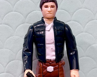 Vintage 1980 Star Wars Han Solo Bespin Kenner Action Figure - Harrison Ford, Empire Strikes Back