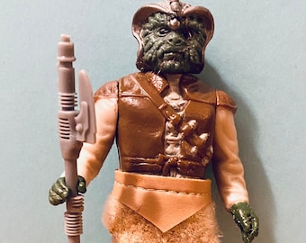 Vintage 1983 Star Wars Klaatu Skiff Guard Action Figure: Complete Kenner ROTJ