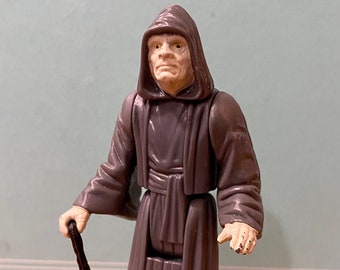 Vintage 1984 Star Wars Emperor Palpatine Action Figure: Kenner Complete ROTJ