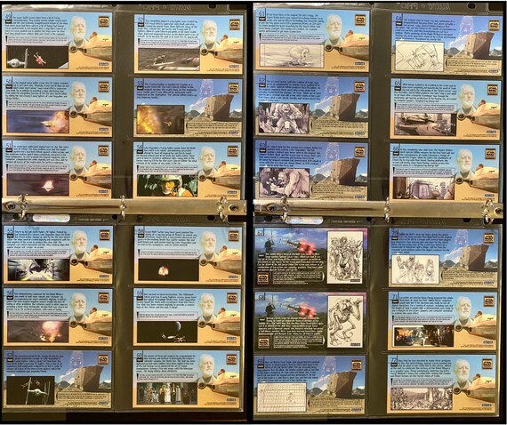 Vintage 1997 Star Wars Special Edition Trilogy Topps Widevision