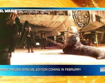 Vintage 1997 Star Wars Special Edition Trilogy Topps Widescreen Promo Trading Card P2
