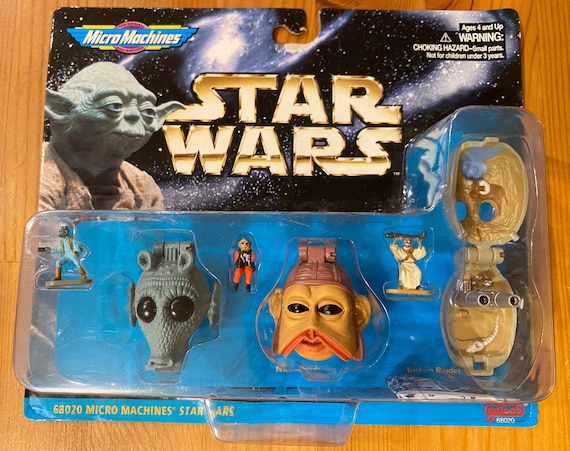 Vintage 1997 Star Wars Micro Machines Mini Heads Playset by Galoob