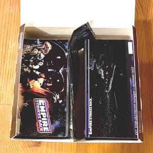 Lote de tarjetas coleccionables Topps Widevision de Star Wars: El Imperio Contraataca de 1995