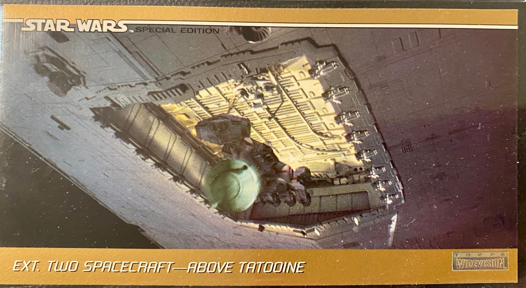 Vintage 1997 Star Wars Special Edition Trilogy Topps Widevision