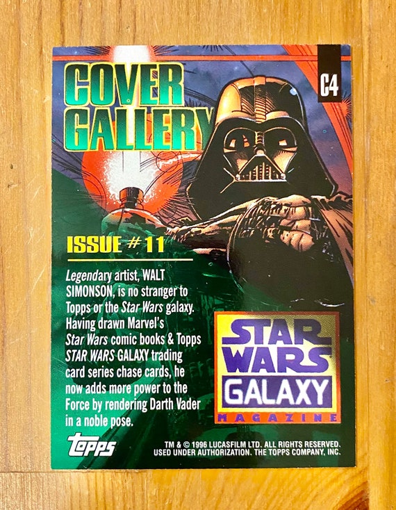 Vintage Star Wars Galaxy Magazine Trading Cards: Cover Gallery