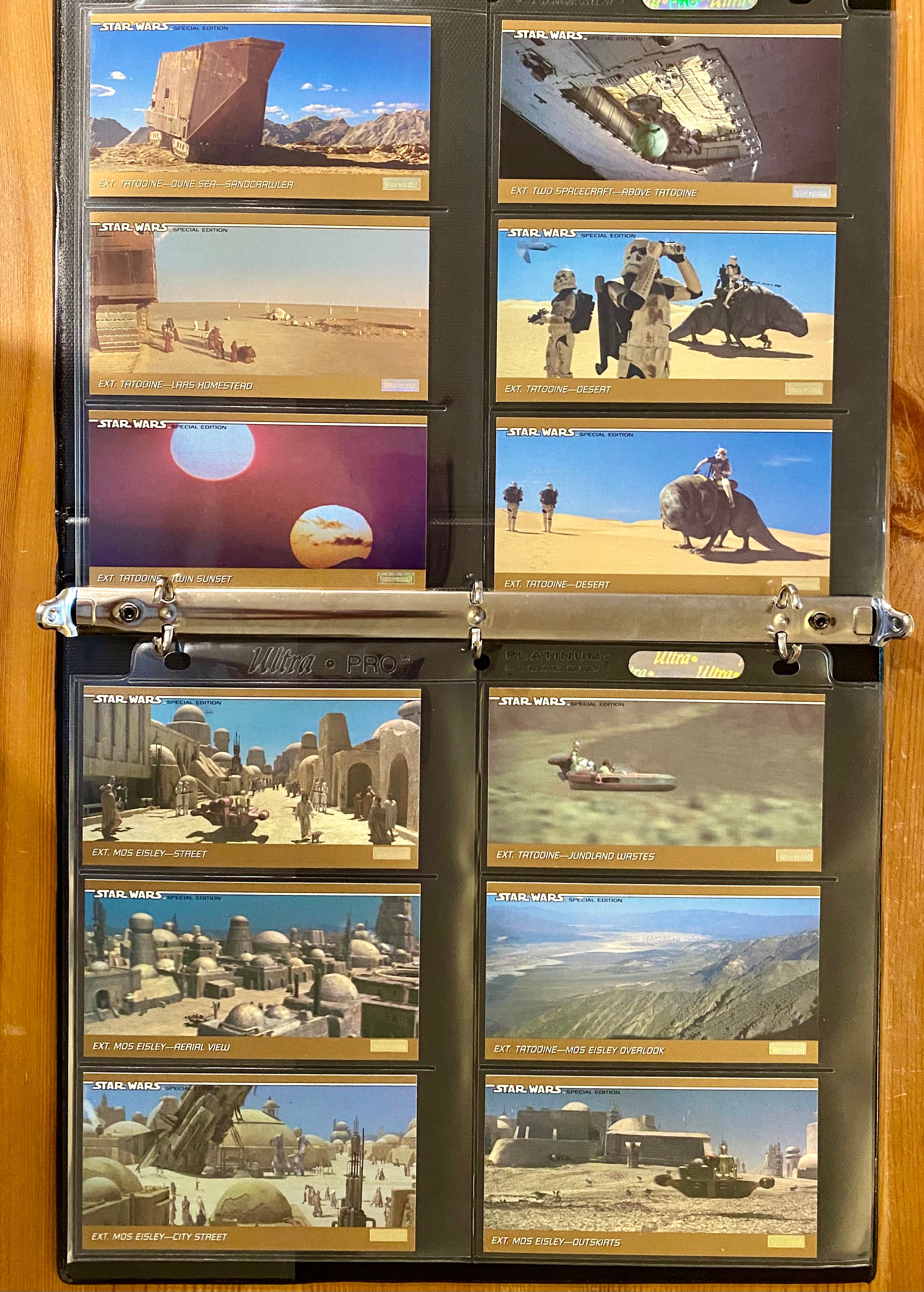 Vintage 1997 Star Wars Special Edition Trilogy Topps Widevision