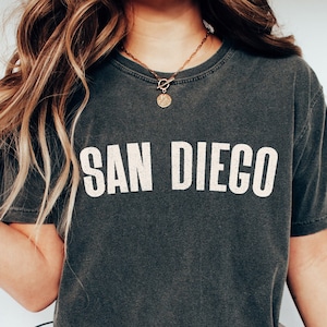  Womens Slam Diego California Tee San Diego V-Neck T-Shirt :  Sports & Outdoors