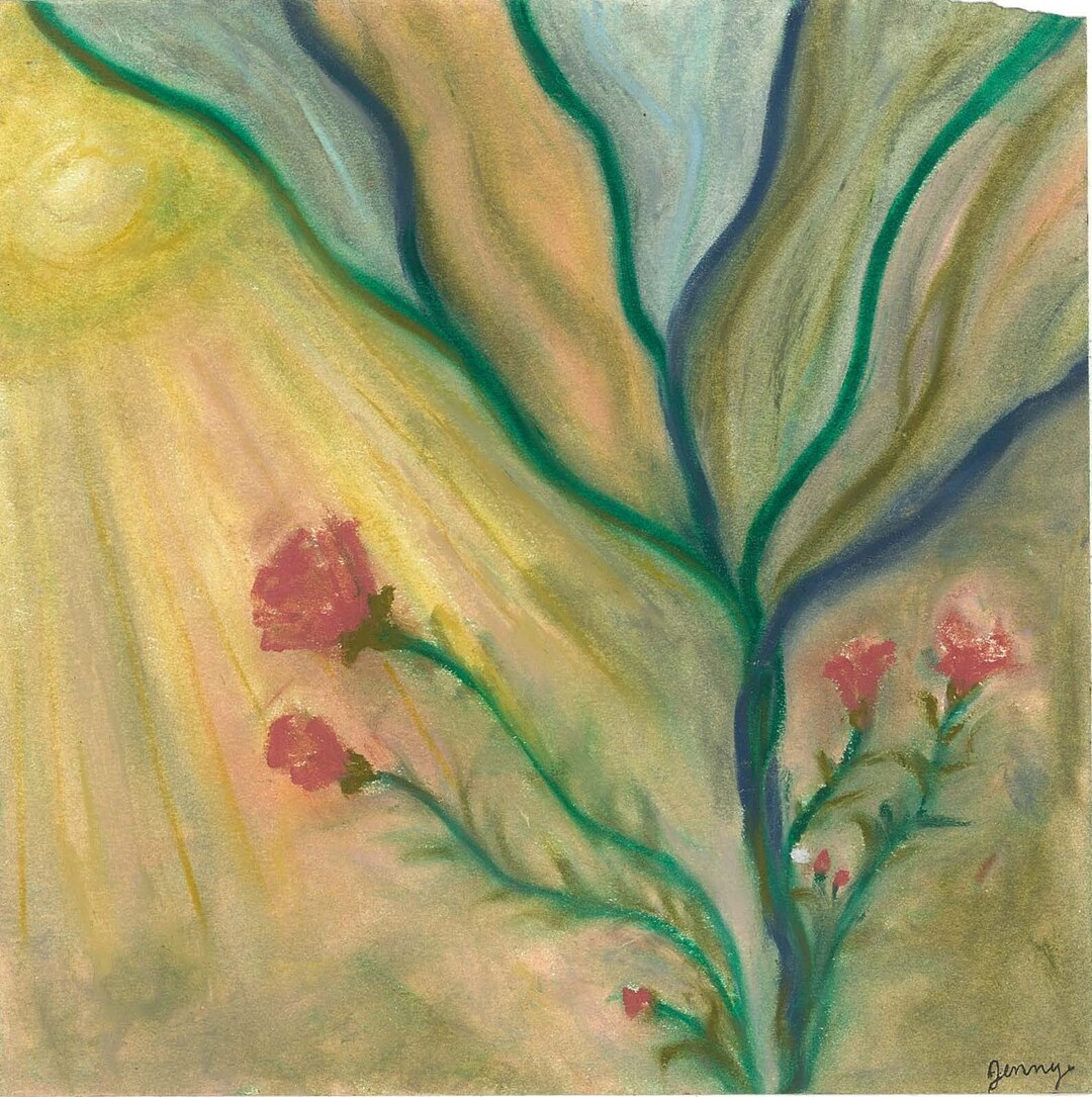 Art Print 'rose Bathing' - Etsy