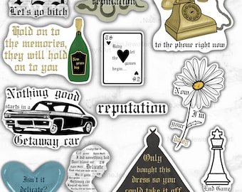 Reputation Stickers, Rep TV Stickers