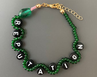 Reputation bracelet, rep TV, Reputation Taylor