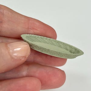 Miniature wicker oval  tray