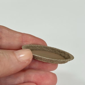 Miniature wicker oval  tray