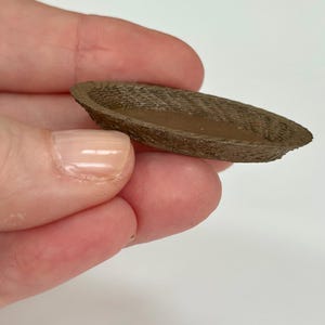 Miniature wicker oval  tray