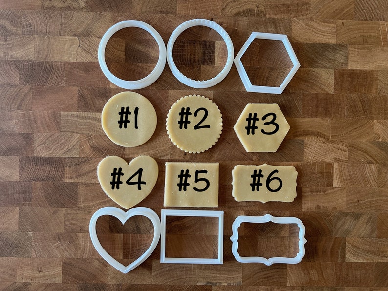 Sello personalizado para galletas y fondant. imagen 4