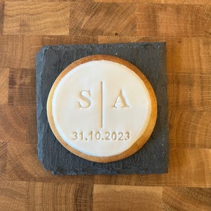 Personalized cookie and fondant stamp