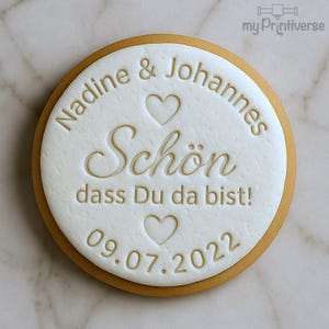 Sello de fondant personalizado: ¡Qué bueno tenerte por aquí!